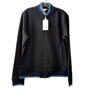 Ben Sherman Navy Blazer Preppy Collegiate Bomber Jacket S NEW MRSP $99